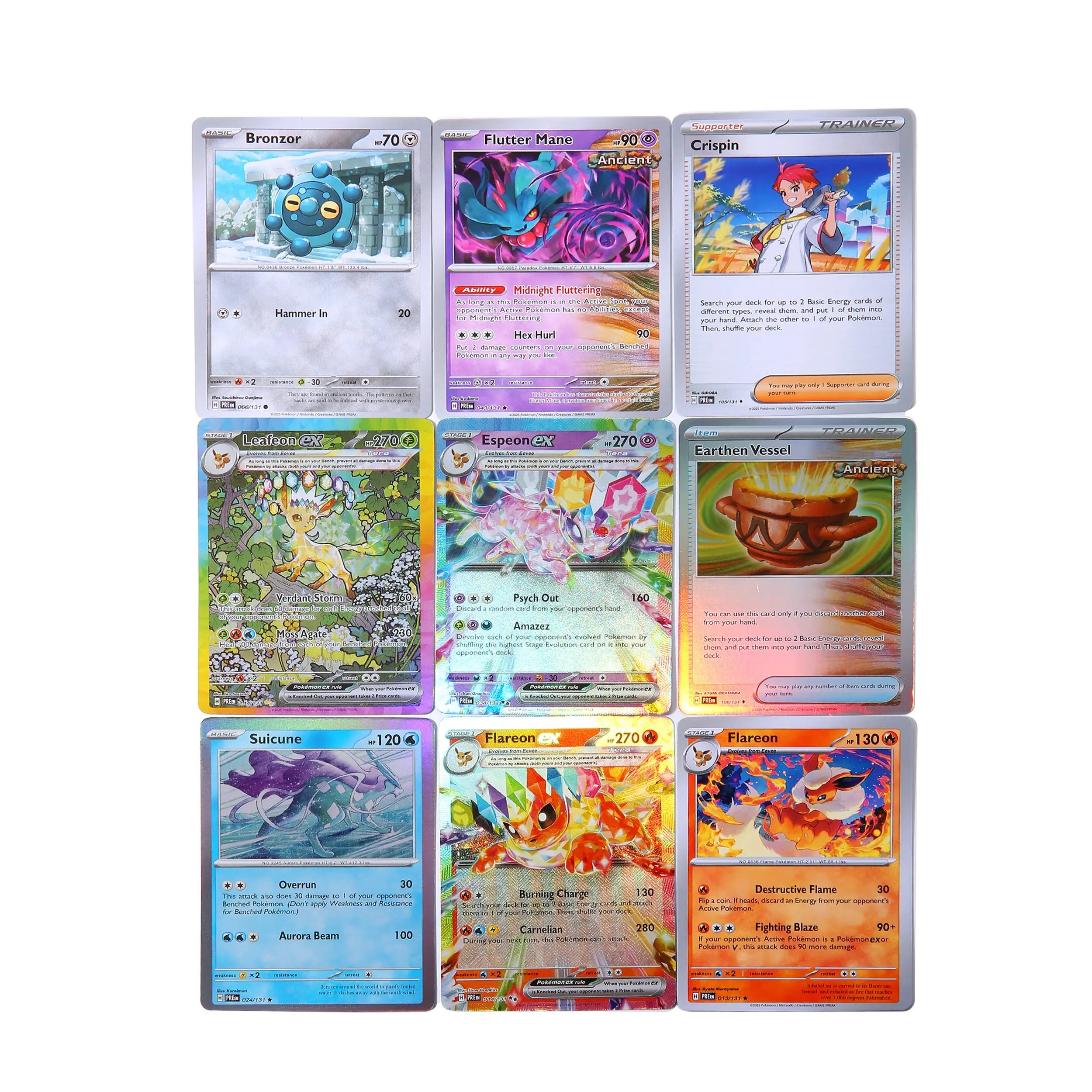 360Pcs Pokemon Card Prismatic Evolutions sv8a Scarlet Violet 151 Surging Sparks PALDEAN FATES English Booster Transaction Card