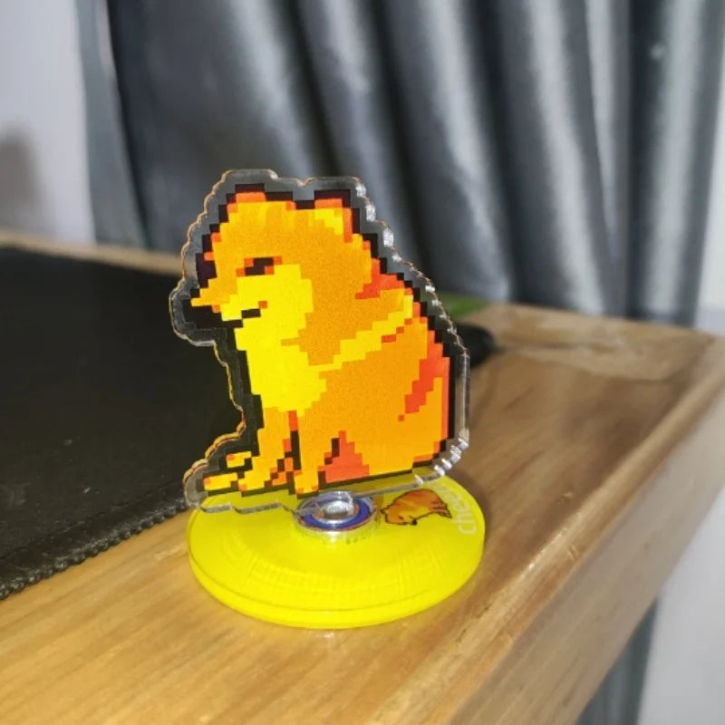 Cute Oiiai Cat NEW Pattern Acrylic 360° Rotating Kitten Stands for Desk Decoration Home Decor Car Motorcycle Kids Adults Gifts