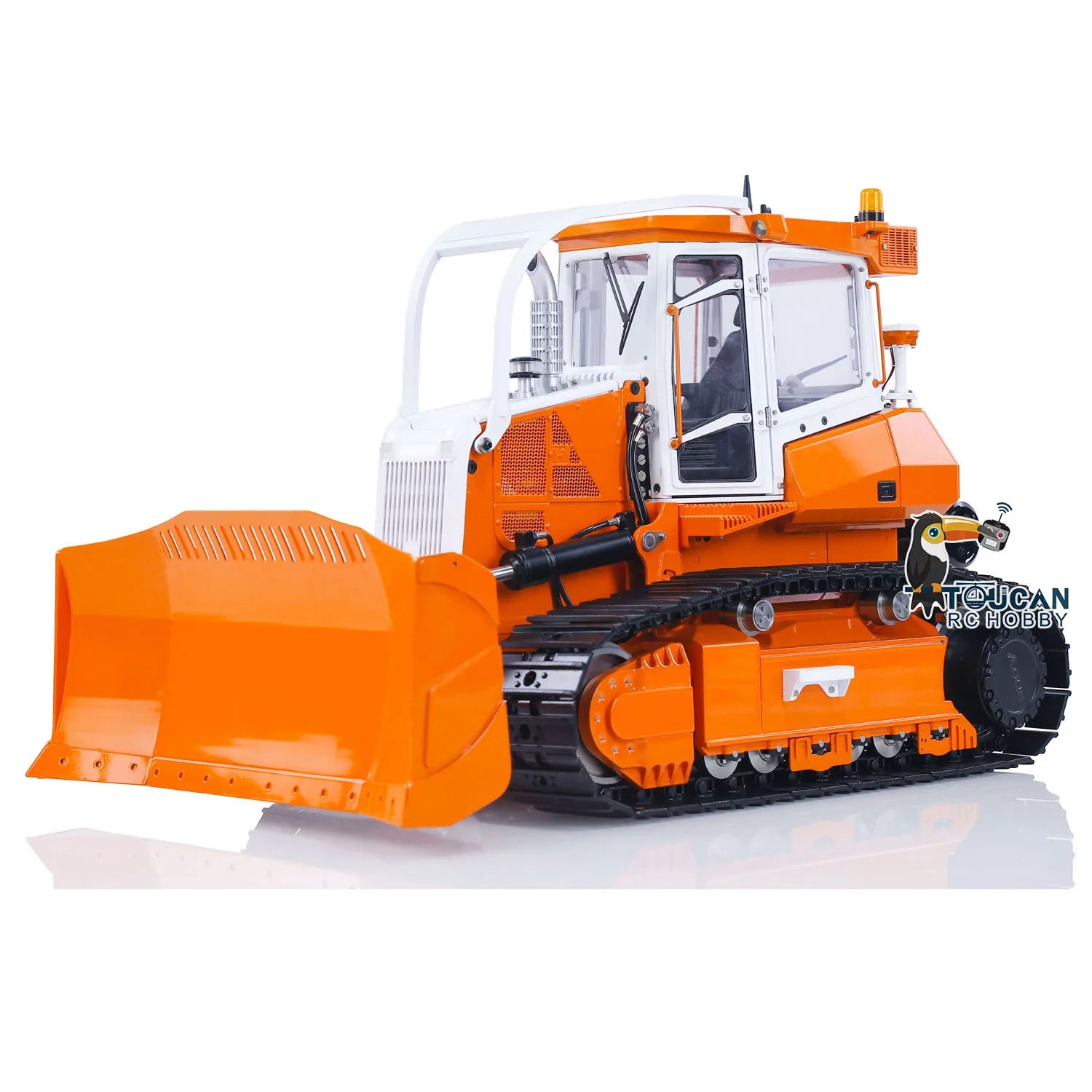 LESU 1/14 Aoue 850K RC Dozer Metal Hydraulic Remote Control Painted Black Tracks Bulldozer TOUCAN DIY Trucks Car Model Boys Toys