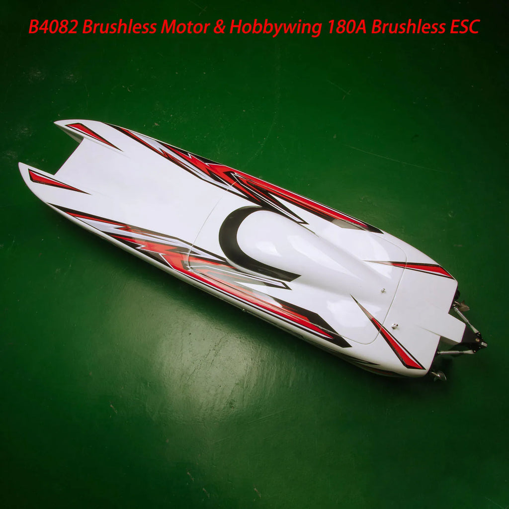 RC 135KM/H DTRC E33 High Speed Ship Fiber Glass Radio Control Racing Boats Model Metal Hardware 4082 Brushless Motor 180A