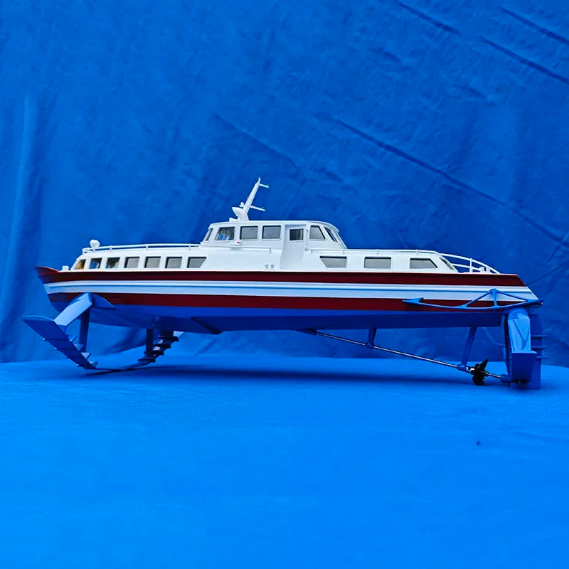 1/30 RC Finished Boat PT20 Hydrofoil Boat Model Kit DIY Hand-Assembled Boat Model Toy Gift Remote Control Yacht Model