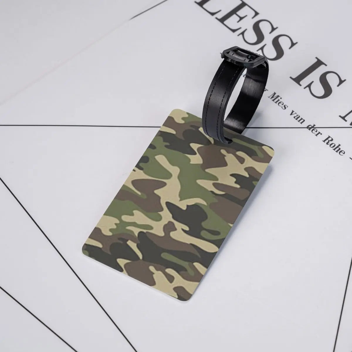 Army Camo Camouflage Luggage Tag Military Tactical Suitcase Baggage Privacy Cover ID Label