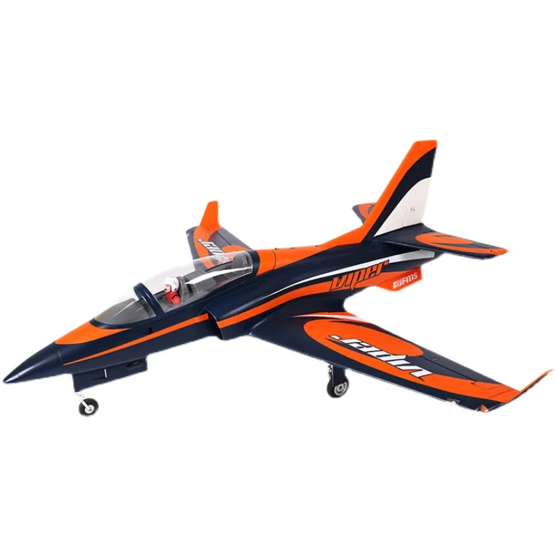 New FMS Viper Large Assembly Fixed Wing Sport Racing Electric Remote Control Model Airplane 90mm Ducted Fan High Speed RC Plane