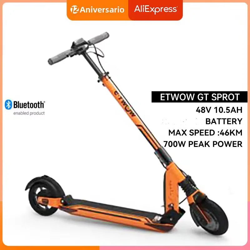 Original  e-twow GT sport newest vesrsion 700w 48v 10.5ah  battery electric scooter 46km speed