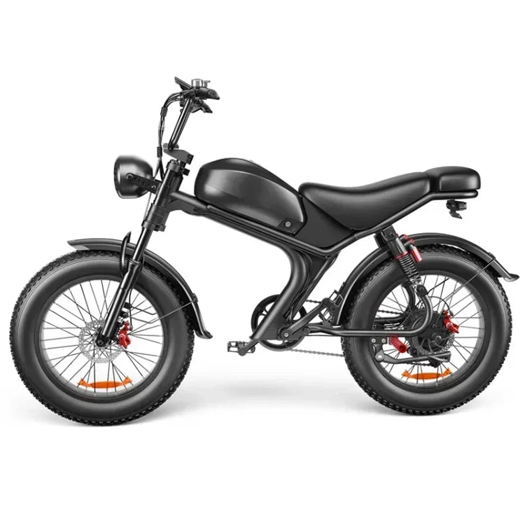 EMOKO C93 2000w dual motor 48V 23AH lithium battery adult Electric bicycle  20 inch fat tire mountain off-road Electric bike