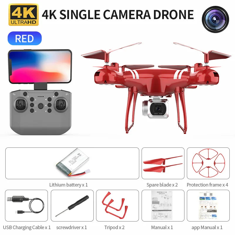 KBDFA KY101 RC Drone Professional 4K HD Camera Aerial Photography Brushless Motor WIFI Lifting Obstacle Avoidance RC Quadcopter