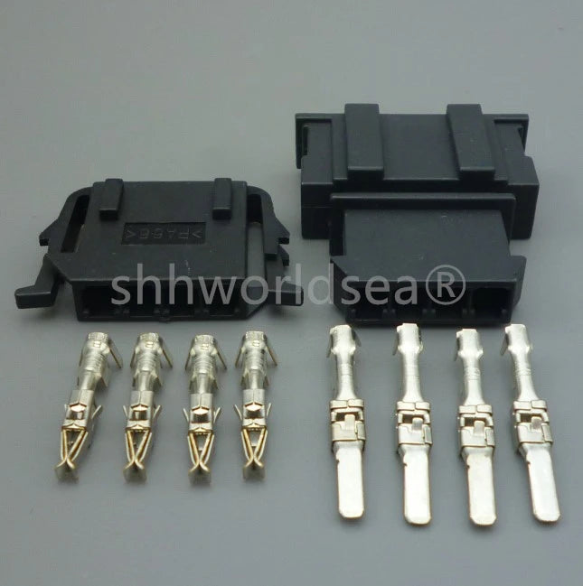 shhworldsea  4 Pin 4D0972704 191972714 Car Door Horn Socket Automotive Brake Light Switch Connector 4D0 972 704 For VW Audi