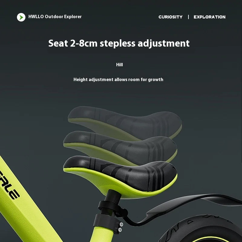 12inch Bike for Children Without Pedals1-6Year Old Boys and Girls Bicycle Walking Learning Balance Bike