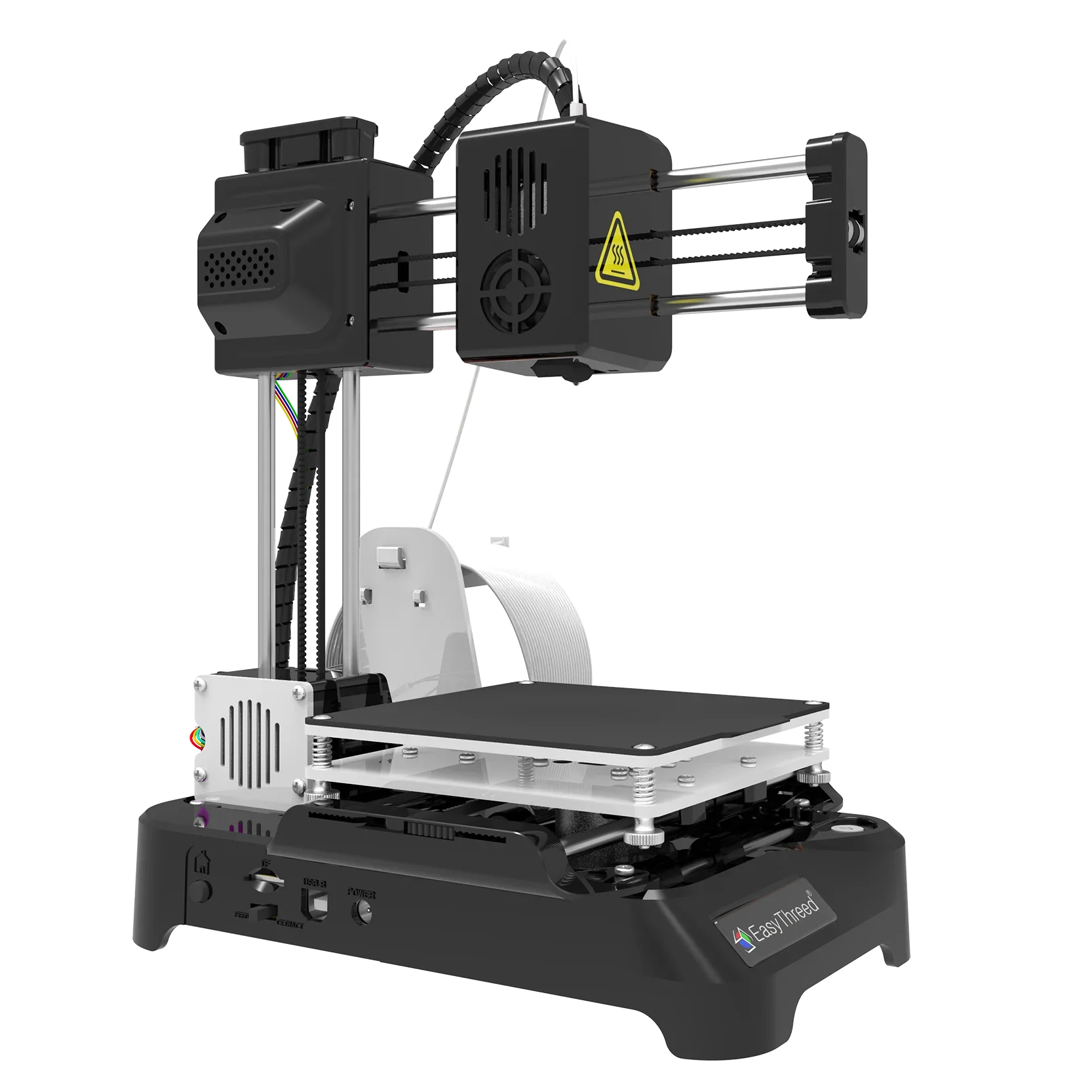 K7 Supper Mini Desktop Small 3D Printer 10*10*10cm No Heated Bed One-Key Printing with TF Card 3D Printe Machine Gift EasyThreed