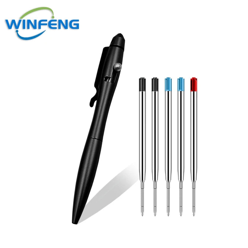 High Quality Metal Tactical Pen Self Defense Ballpoint Pen School Office Stationery Supplies Emergency Survival Glass Breaker
