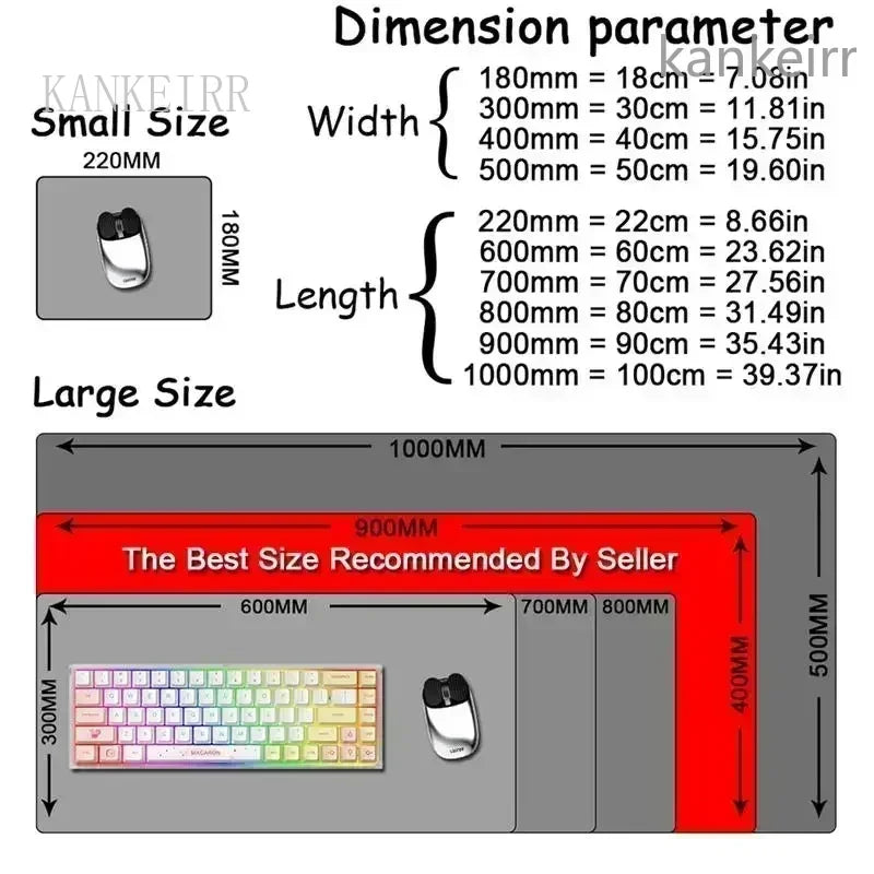 Large Mouse Pad XXL DIY Custom Mouse Pads Kawaii Mousepad Desk Laptop Pad Big Mat 600X350 Gaming Accessories for computer mouse