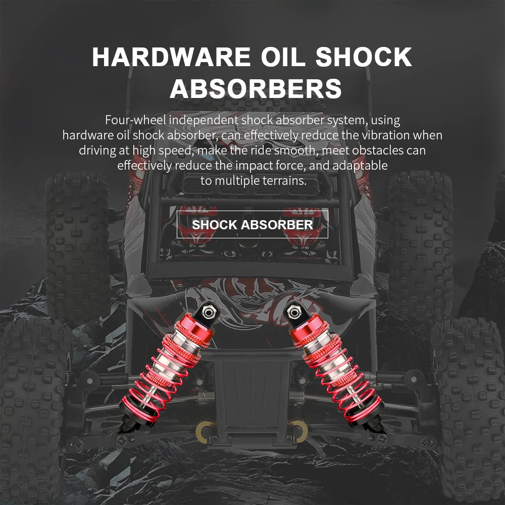 75KM/H WLtoys 124016 V8 RC Car Brushless 4WD Electric High Speed ​​Off-Road Remote Control Drift Rc Cars for Adults Toys