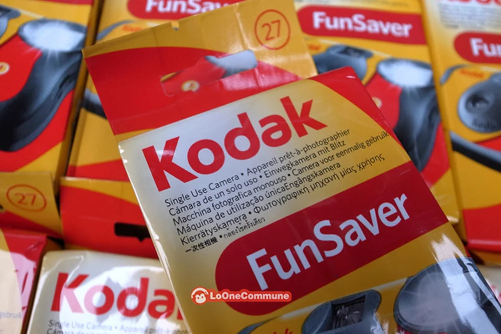 1-5 Pcs Original Kodak FunSaver Single Use Camera With Flash Disposable Point-and-Point Film Cameras 27 Sheets 39 Sheets