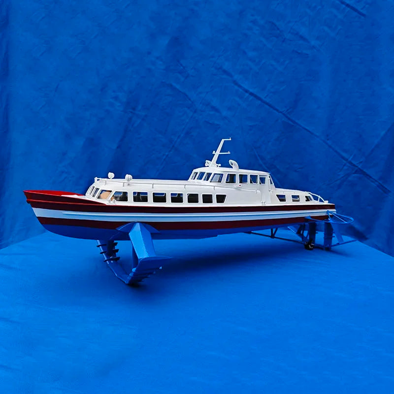 1/30 RC Finished Boat PT20 Hydrofoil Boat Model Kit DIY Hand-Assembled Boat Model Toy Gift Remote Control Yacht Model