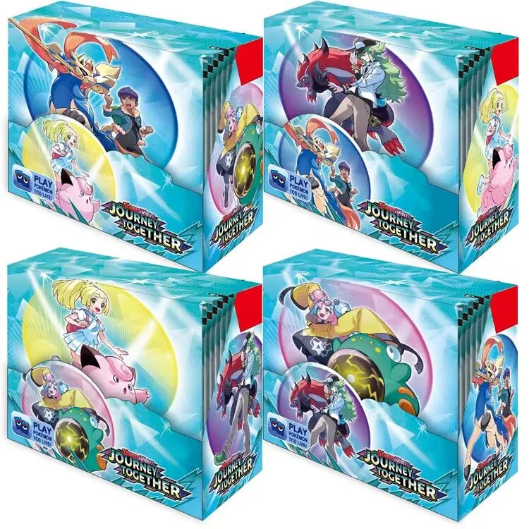 360 Pcs Pokemon Card Journey Together Prismatic Evolutions 151Ultra Prism English Booster  Stellar Crown Battle Transaction Card