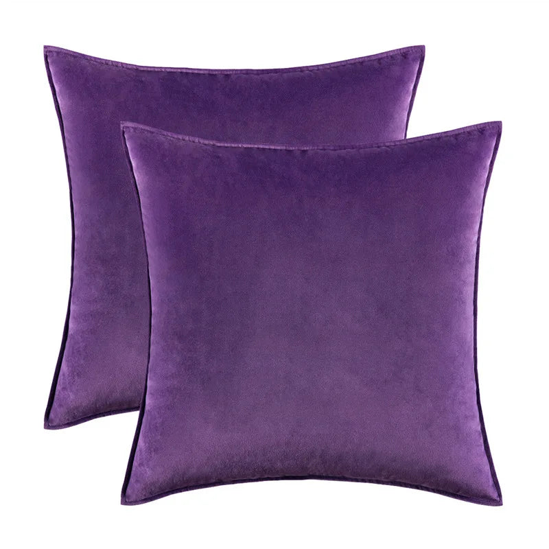 50*50/60*60High Quality Velvet Cushion Cover Bed Pillow Case For Sofa Car Housse De Coussin Decorative Pillows Nordic Home Decor