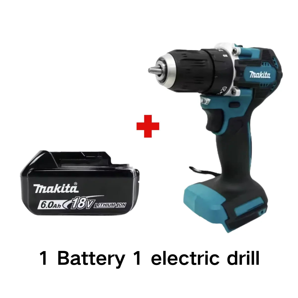 Original Makita DDF487 Cordless Driver Drill Brushless Electric Impact Screwdriver Rechargeable Power Tool 18V With battery