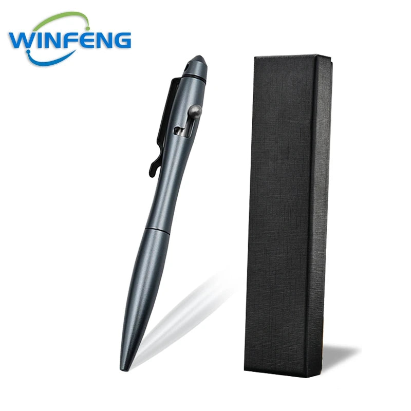 High Quality Metal Tactical Pen Self Defense Ballpoint Pen School Office Stationery Supplies Emergency Survival Glass Breaker