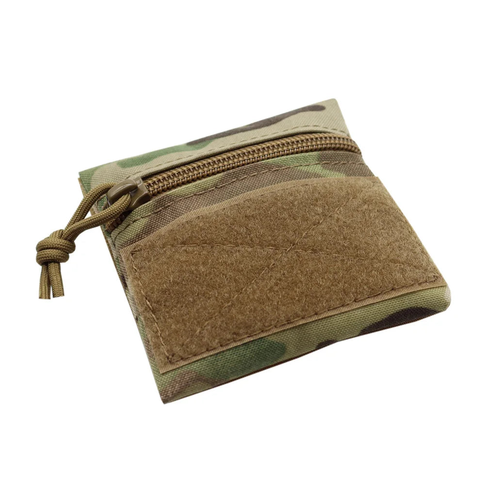 VULPO Tactical Micro Candy Pouch Portable Storage Bag Hunting Vest Patch Pouch MK3 MK4 Airsoft Chest Rig Vest Attached Pouch