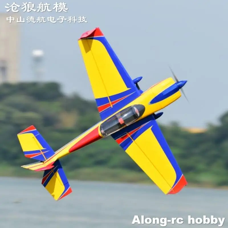 Skywing Wood Material Plane RC 3D Airplane Models Hobby 60 Inch 1500mm Wingspan 60" 70E Extra NG EP Aircraft 6S PNP set