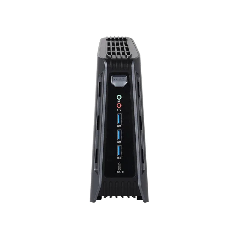 Helorpc Diy Gaming Computer with Inter Ultra 7 165H with 2xDDR5 2xM.2 NVME 1xHDMI2.1 3xUSB3.2 Support WIN10 LINUX Pfense Mini PC