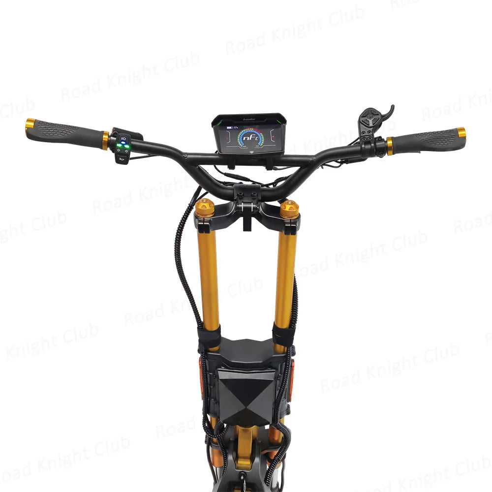 KAABO Wolf King GTR 72V 35Ah 2000W*2 Dual Motor Hydraulic Brake Central Display 12inch Wolf King GTR Removable Battery Scooter
