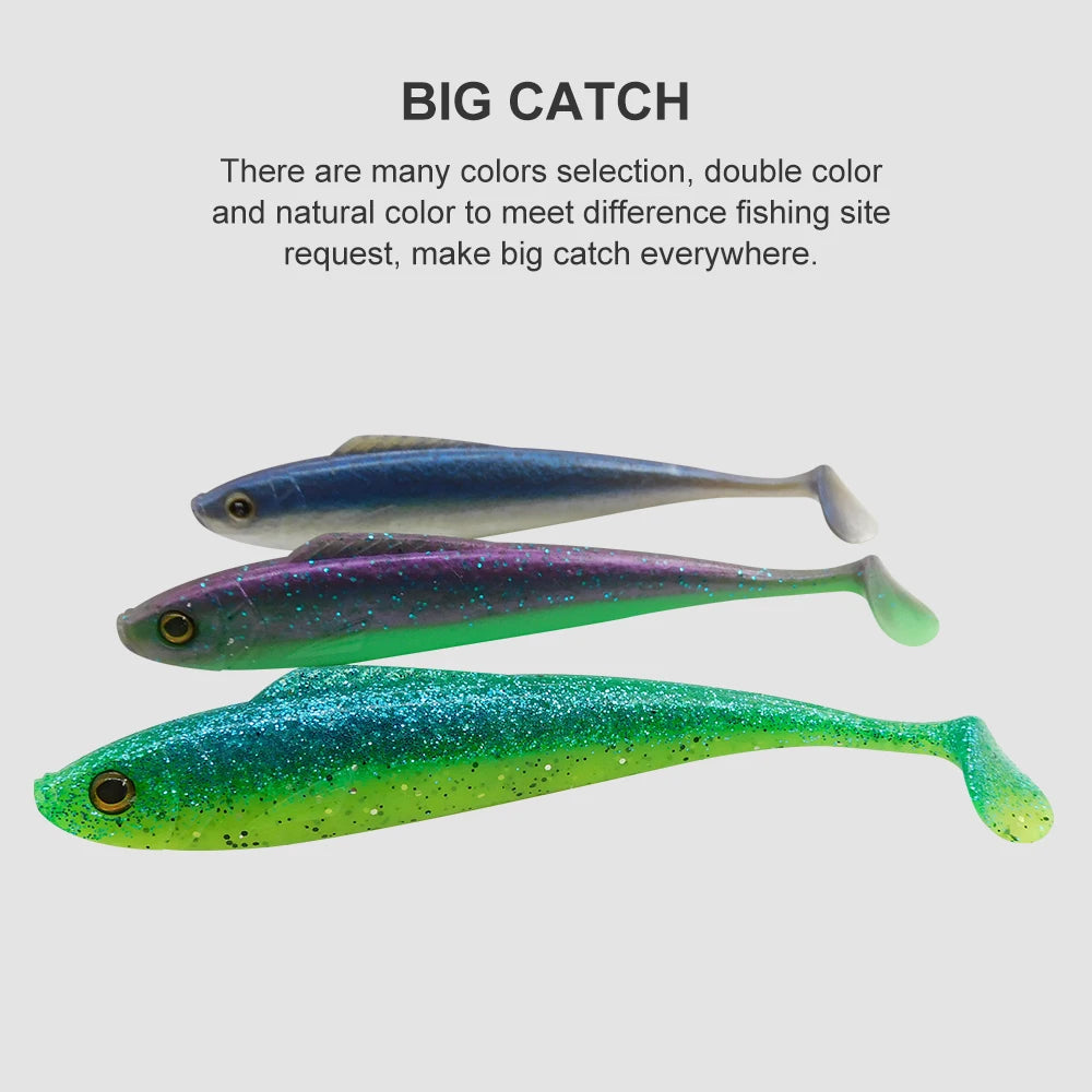 ESFISHING Fishing Lures New Kauli Shad 135mm 160mm Soft Bait Tackle Swimbait Isca Artificial Wobbler Bass