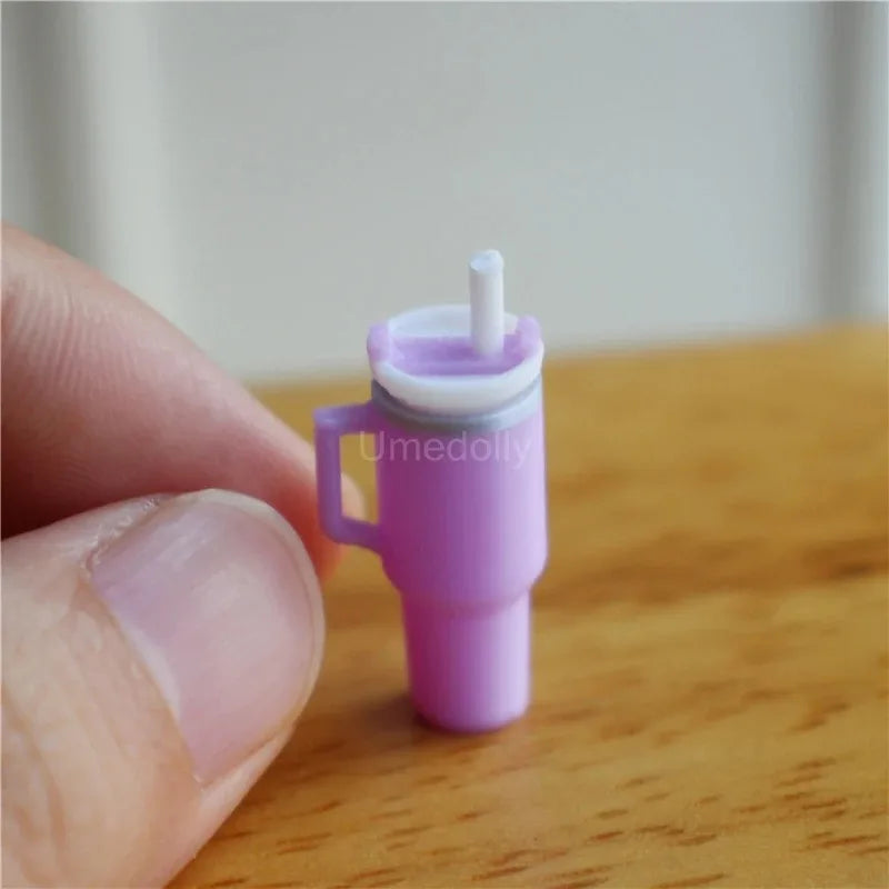 1/12 Scale Miniature Dollhouse Sumilation Vacuum Cup for OB11 BJD Doll Accessories Toy