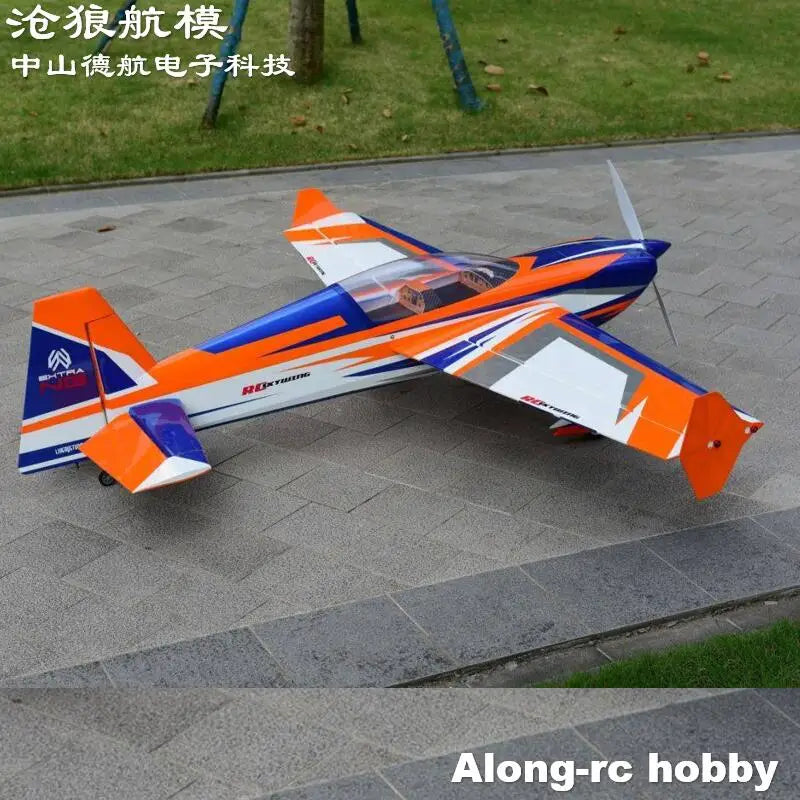 Skywing Wood Material Plane RC 3D Airplane Models Hobby 74 Inch 1.8M Wing Span 74" 120E Extra NG 35CC 3D EP or Gas Aircraft Kit