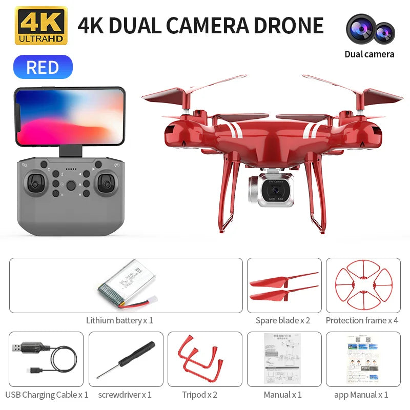 KBDFA KY101 RC Drone Professional 4K HD Camera Aerial Photography Brushless Motor WIFI Lifting Obstacle Avoidance RC Quadcopter