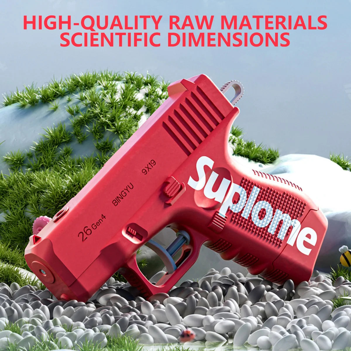 Children's prank creative double-sided water gun outdoor prank water gun toy funny mischief reverse spray water
