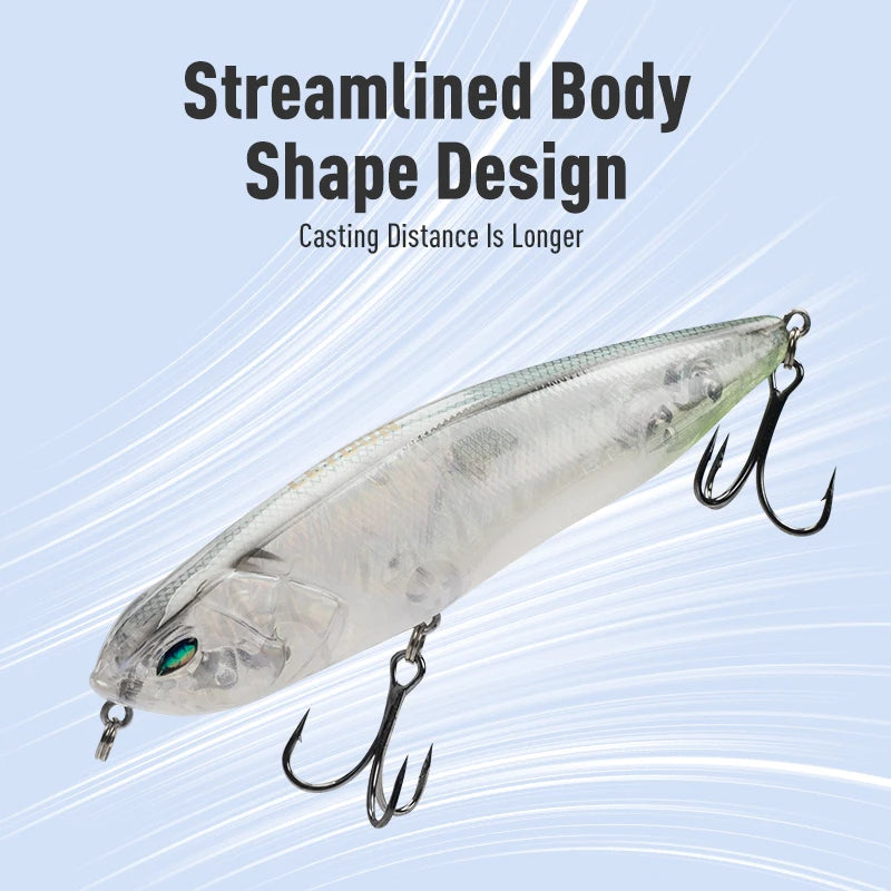 LEYDUN Z-Claw Fishing Lures Floating Pencil 86mm 100mm 120mm Topwater Hard Baits Surface Stickbait Good Action Bass Wobblers