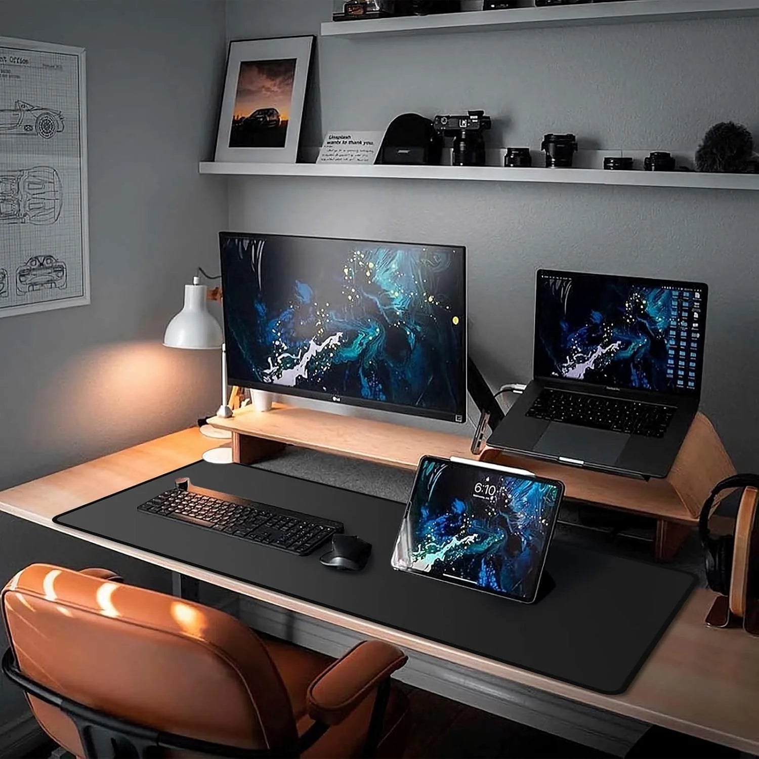 Black Mouse Pad XXL Gaming MousePad Large Mouse Pad Gamer Mause Carpet PC Desk Mat Keyboard Pad Computer Diy Mouse Pad