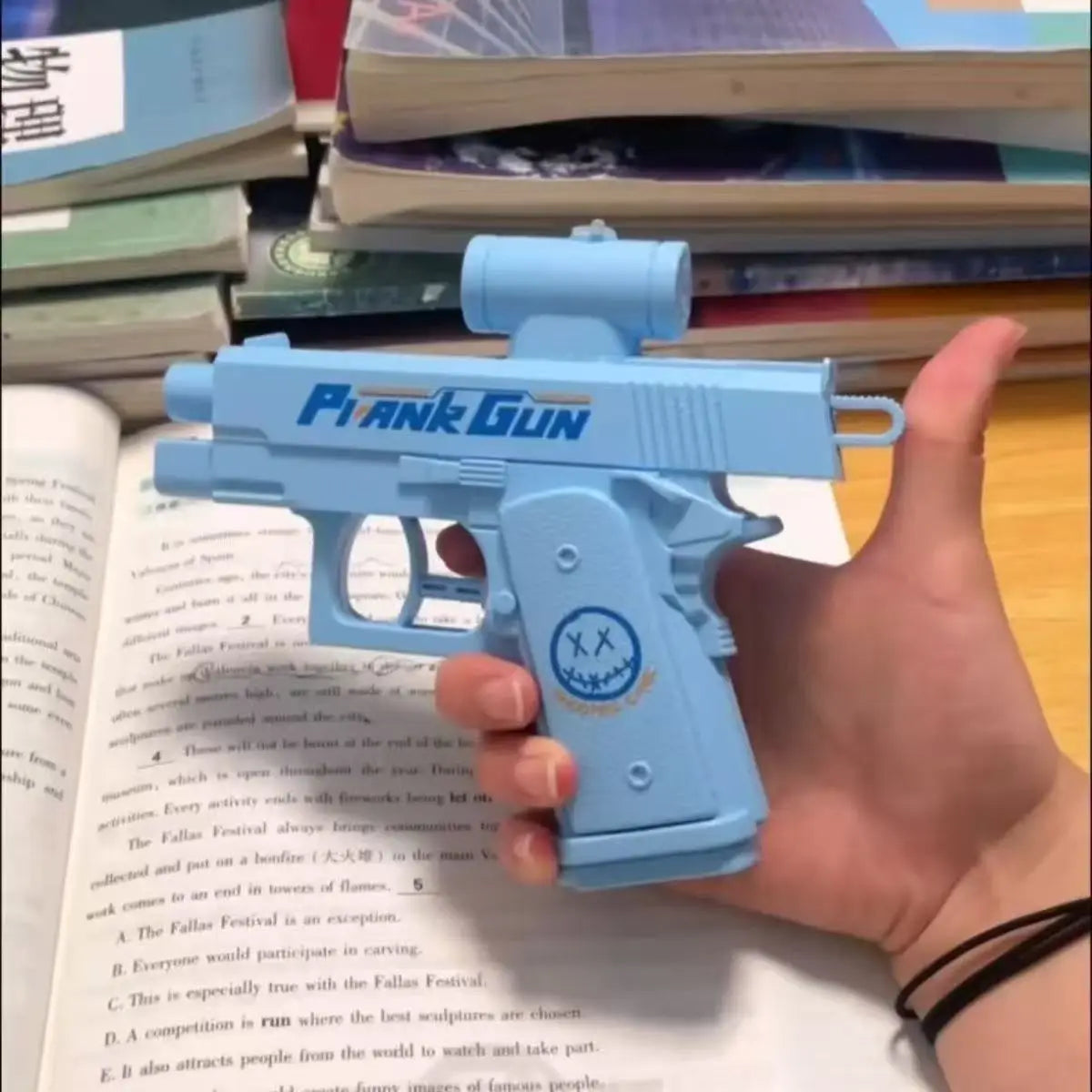 Funny Double-Sided Reverse Water Gun - Summer Prank Toy,Mini Tactical Water Sprayer for Kids &amp; Adults, Pool Beach Water Fight
