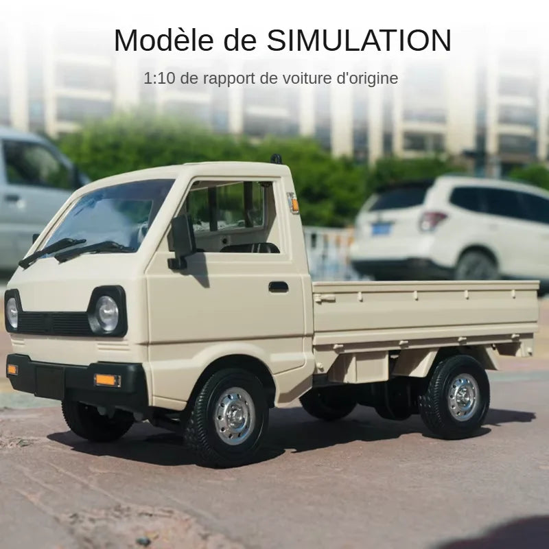 WPL D12 1:10/1:16 RC CAR Simulation Drift Climbing Truck LED Light Haul Cargo Remote Control Electric Toys For Children
