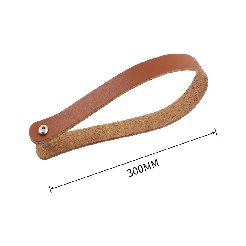 MUQZI Front Bag Quick Release Cowhide Handle Pull Ring Compatible with Brompton Folding Bicycle Bag Carrier