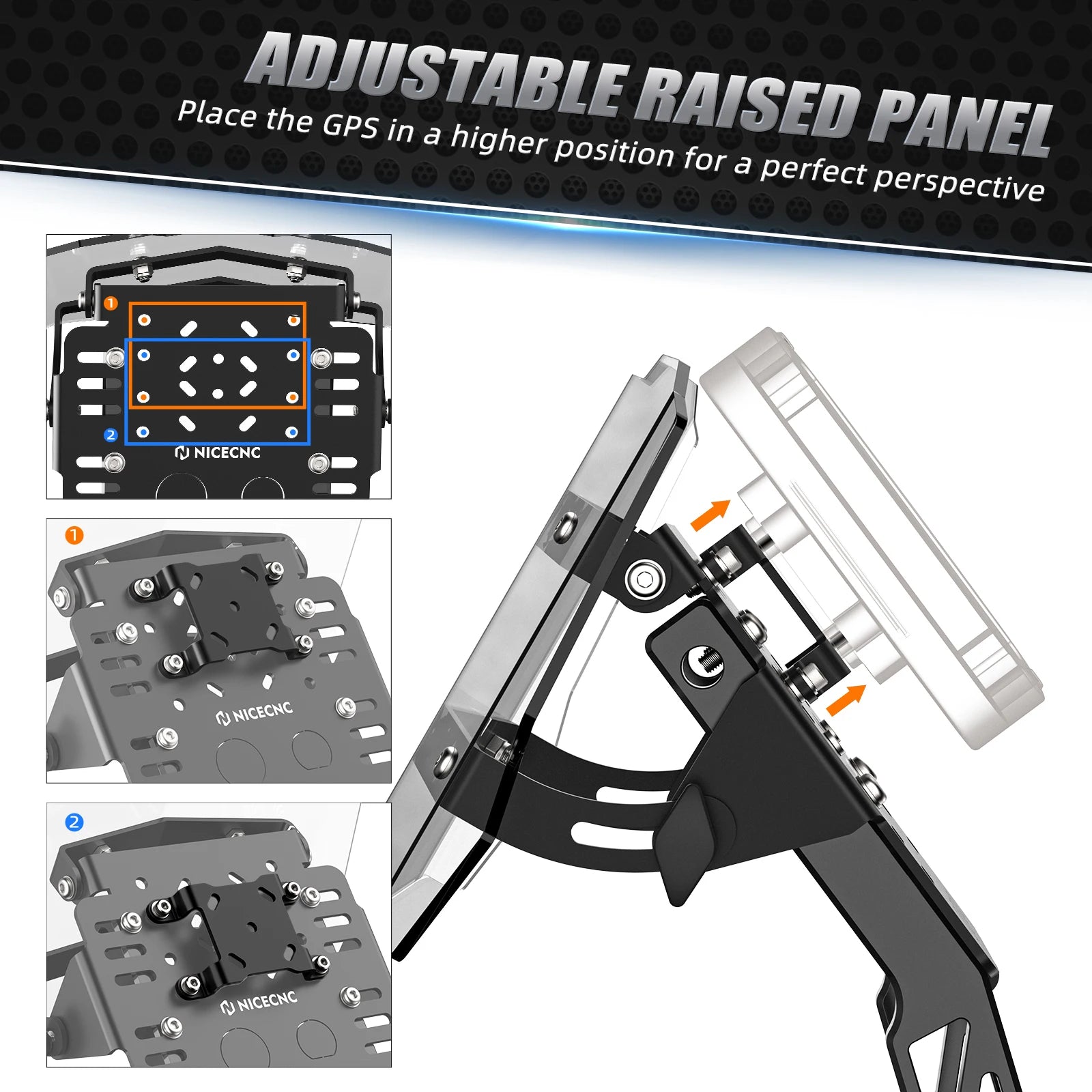 2025 2024 For Stark Varg EX MX GPS Mount Bracket Mini Fairing Kit For Surron Ultra Bee Stark Varg Accessories Electric Dirt Bike