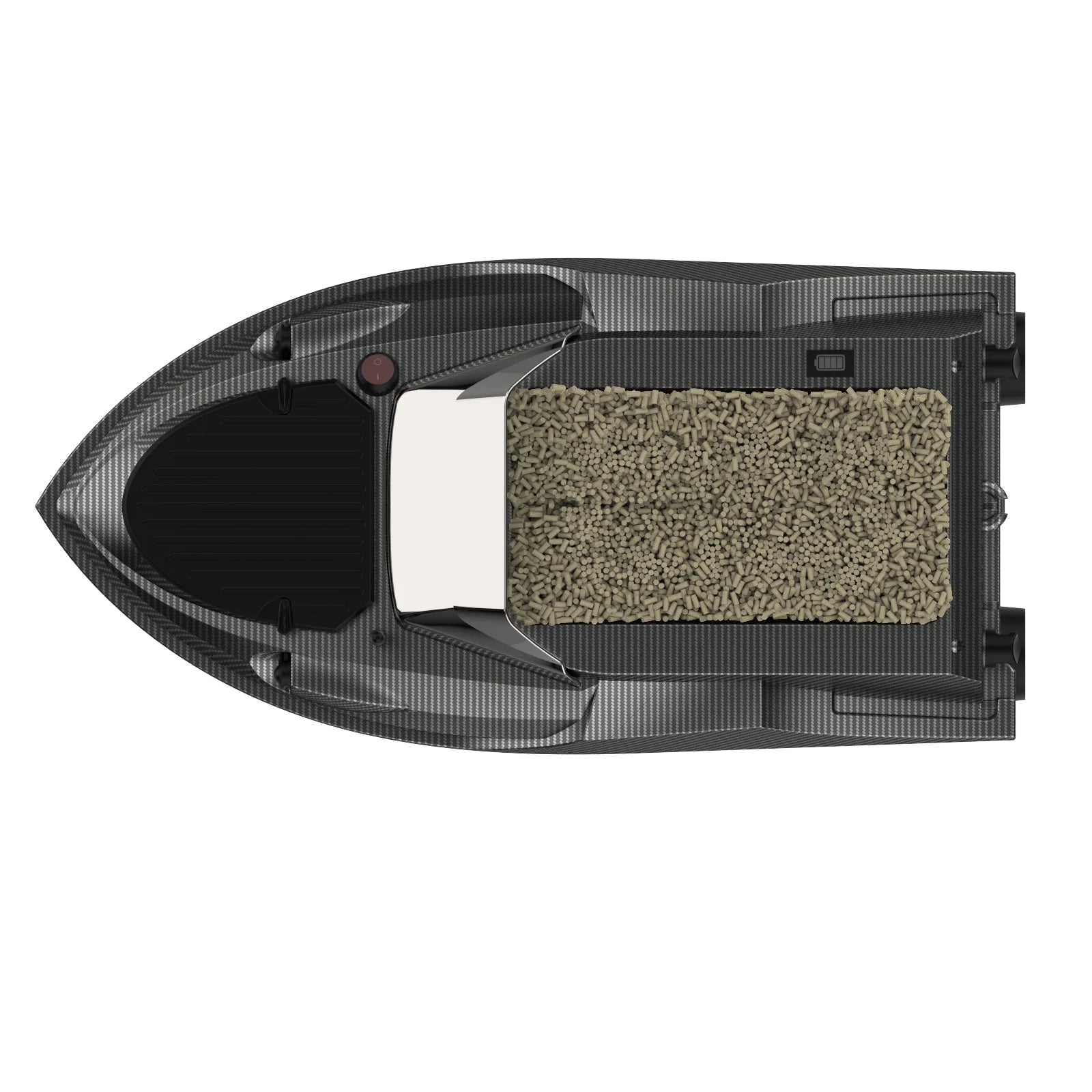 Flytec Official Store V080 Sonar GPS Bait Boat 12V 3KG 800M 180Points Auto Cruise Feeding Trawler RC Bait Boat with Fishfinder