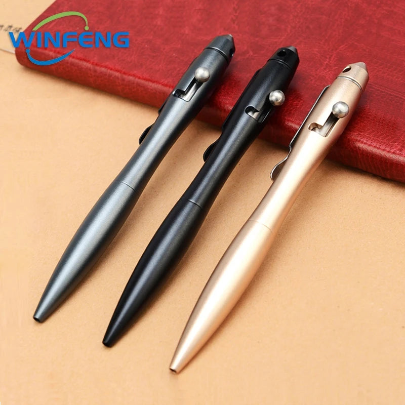 High Quality Metal Tactical Pen Self Defense Ballpoint Pen School Office Stationery Supplies Emergency Survival Glass Breaker