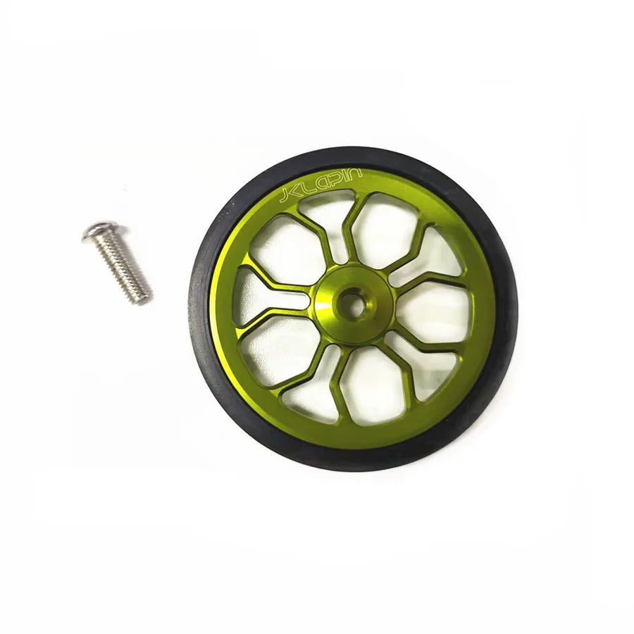 Liteproelite Bike Easy Wheel Large 82mm Spider Shape Easy Wheels Enlarged Modified Bearing Rolling Wheel For Brompton Bicycle