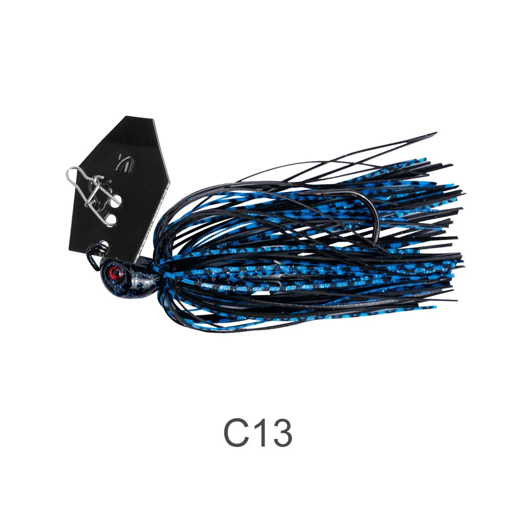 Noeby Chatterbait 10.5g 14g 21g 28g 35g Bladed Jig Needle Stinger Hook Vibration Wire Power Bait Pike Bass Jig Fishing Lure