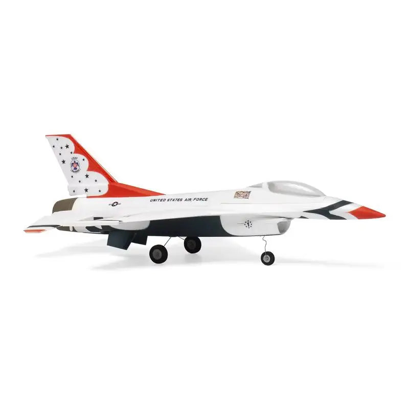 MinimumRC F-16 Micro Jet Simulation 30mm Duct 2S Gyro Self-Stabilizing RC Airplane Toy Remote Control Fixed-Wing Aircraft Model