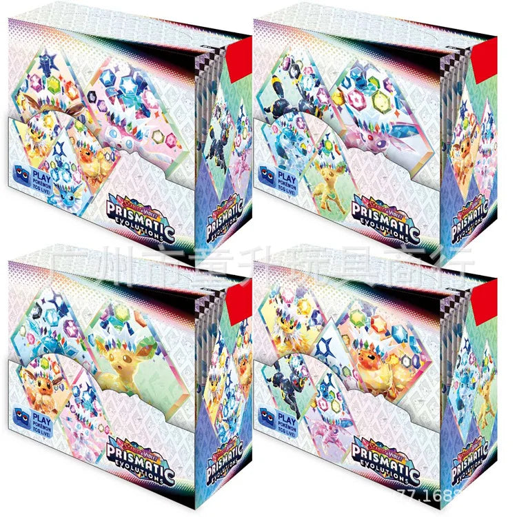 360Pcs Pokemon Card Prismatic Evolutions sv8a Scarlet Violet 151 Surging Sparks PALDEAN FATES English Booster Transaction Card