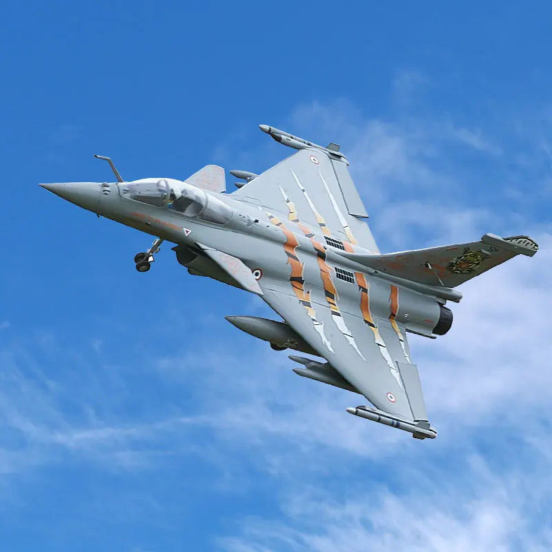 FMS 64mm EDF Rafale Realistic Attack Jet Fixed Wing RC Plane Electric Remote Control Model Aircraft for Adults Toys