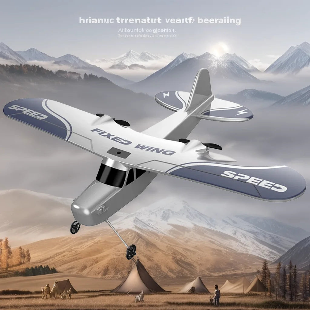 2.4Ghz RC Drone Airplane - EPP Foam Stunt Glider with LED Night Lights & 2.5CH Control for Beginners