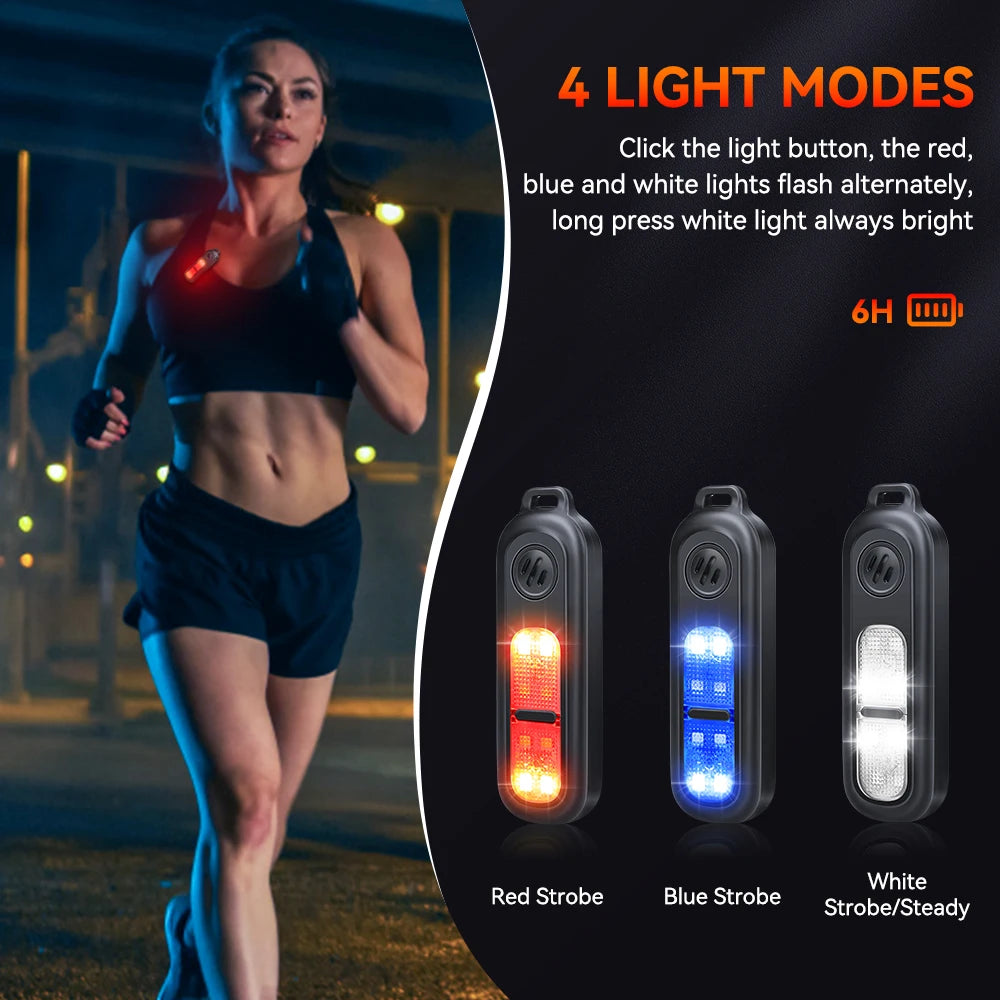 Wsdcam Rechargeable Keychain Alarm for Women Self Defense Alarm with LED Light 130 dB Loud SOS Emergency Safety Alert Device