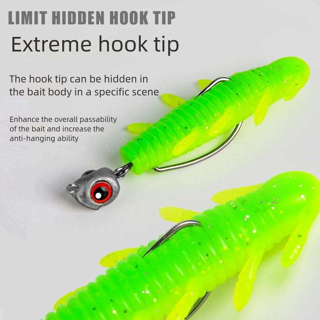 Swimbait Jig Heads Hooks 10~30Pcs Bass Fishing Texas Jig Head EWG Hooks Saltwater Freshwater Shaky Jig Fishing Soft Worm Hook