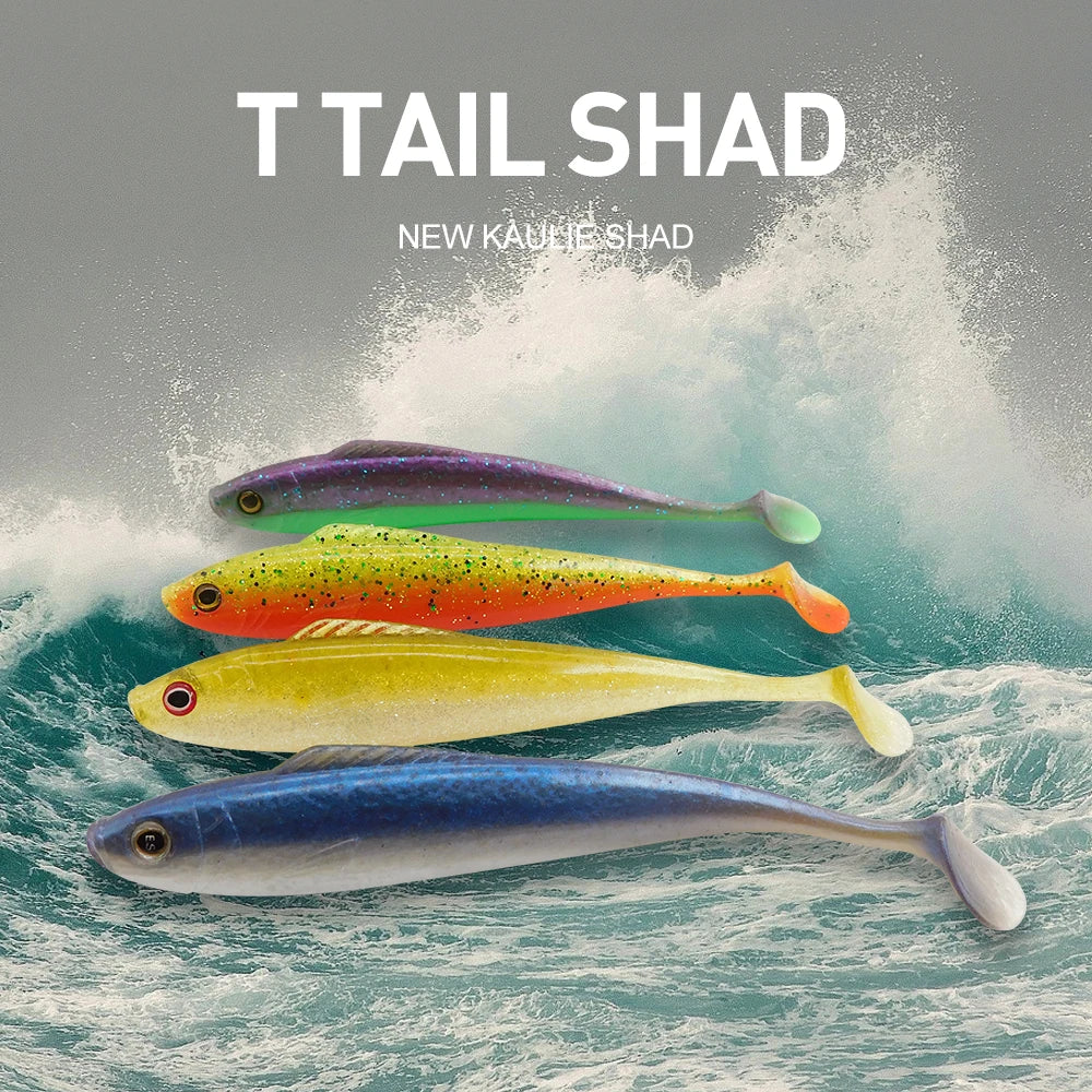ESFISHING Fishing Lures New Kauli Shad 135mm 160mm Soft Bait Tackle Swimbait Isca Artificial Wobbler Bass