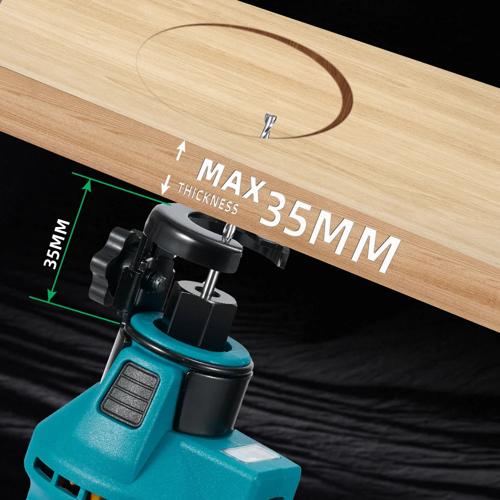 NEWBENY Brushless Drywall Cut Out Tool 30000RPM Cordless Cutting Saw Woodworking Cutter Power Tools Set For Makita Battery Pin
