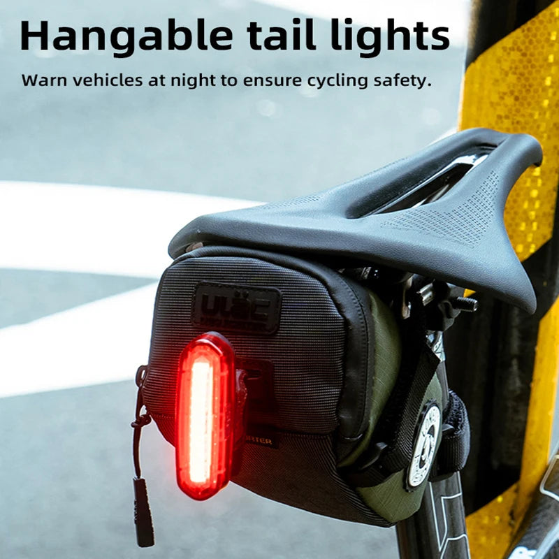 Neo Porter Bicycle Saddle Bag Waterproof Shockproof MTB Bike Seatpost Bag Hangable Taillights Cycling Rear Tool Pouch Bags